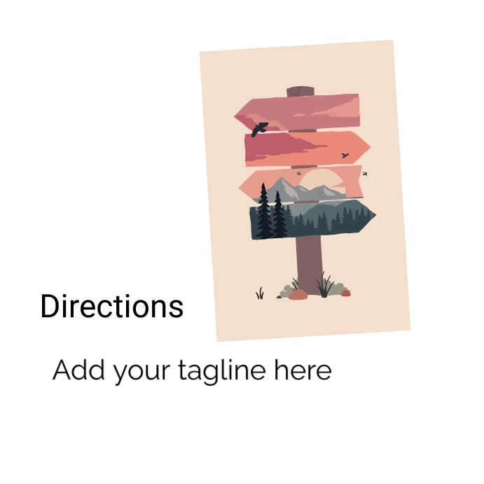 Copy of Directions | PosterMyWall