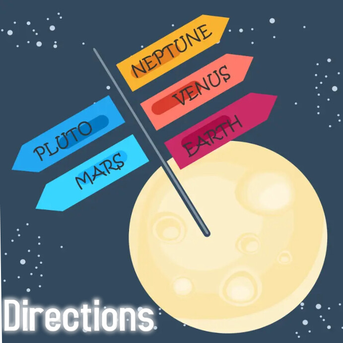 Directions Template | PosterMyWall