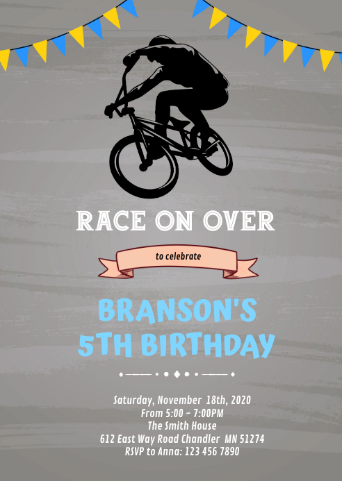 Modele Invitation Anniversaire Dirt Bike Postermywall Modele Invitation Anniversaire Dirt Bike Postermywall