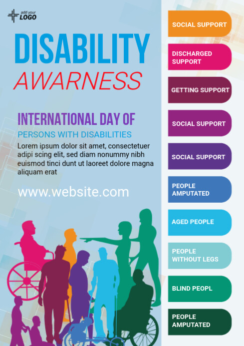 Disability Awareness flyer Template | PosterMyWall