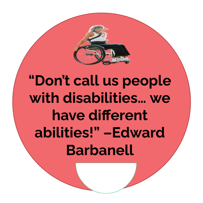 Disability person quote Template | PosterMyWall