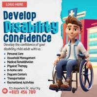 Disability Support Services Publicación de Instagram template