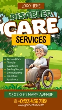 Disabled Care Instagram Reel template