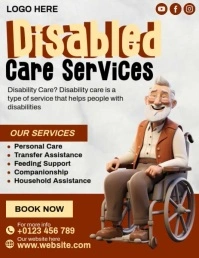 Disabled Care Template Flyer (US Letter)