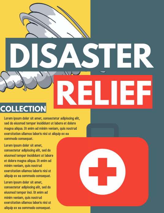 Disaster Template | PosterMyWall