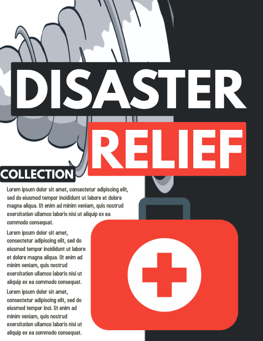 Disaster Relief Template PosterMyWall