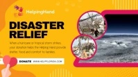 Disaster Relief Digital Display Video Affichage numérique (16:9) template