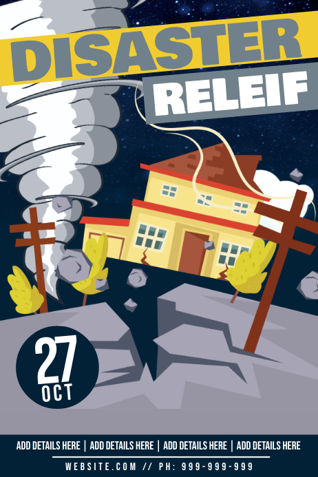 Copy of Disaster Relief Poster | PosterMyWall