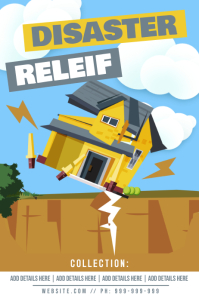 Disaster Relief Template | PosterMyWall