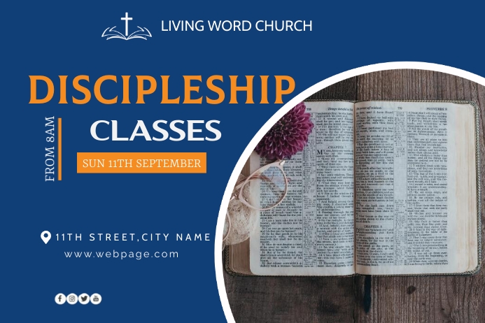 Discipleship Class Template | PosterMyWall