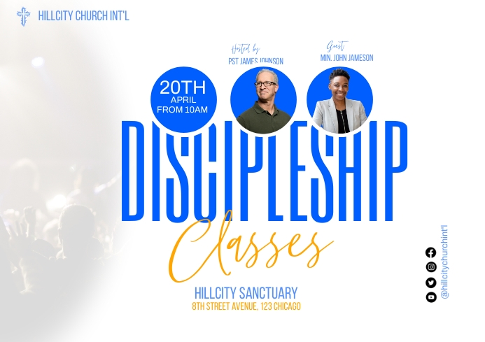 discipleship classes Template | PosterMyWall