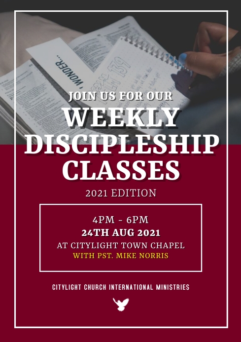 discipleship poster design Template | PosterMyWall