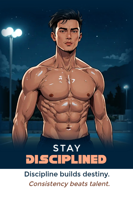 DISCIPLINED Template | PosterMyWall