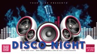 Disco Night, Music Festival Digital Blog Digitale Vertoning (16:9) template