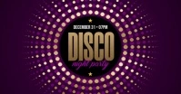 DISCO PARTY BANNER Facebook Shared Image template
