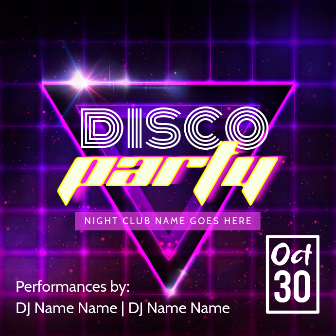 Copy Of Disco Party Instagram Post Copy Of Disco Party Instagram Post