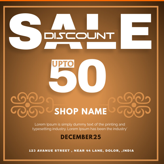 discount ads Template | PosterMyWall