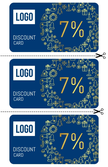 Doscount Card Example Discount Card Voucher Template | PosterMyWall