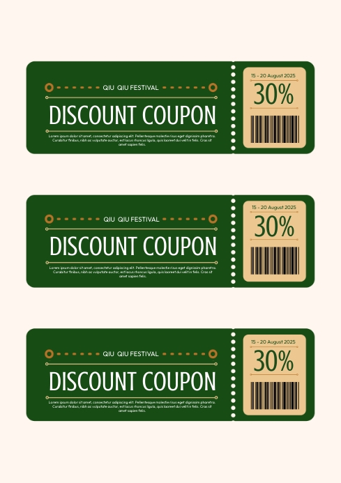 Discount Coupon Template | PosterMyWall
