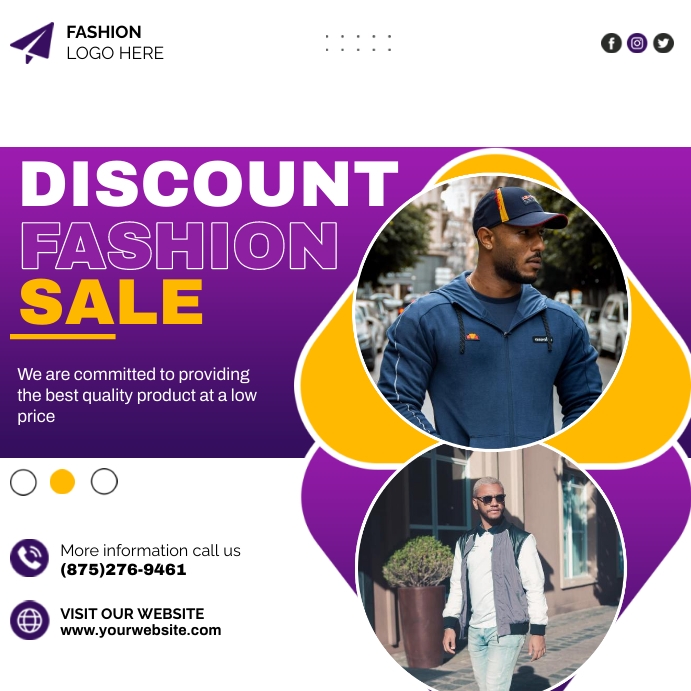 Discount Fashion Template | PosterMyWall