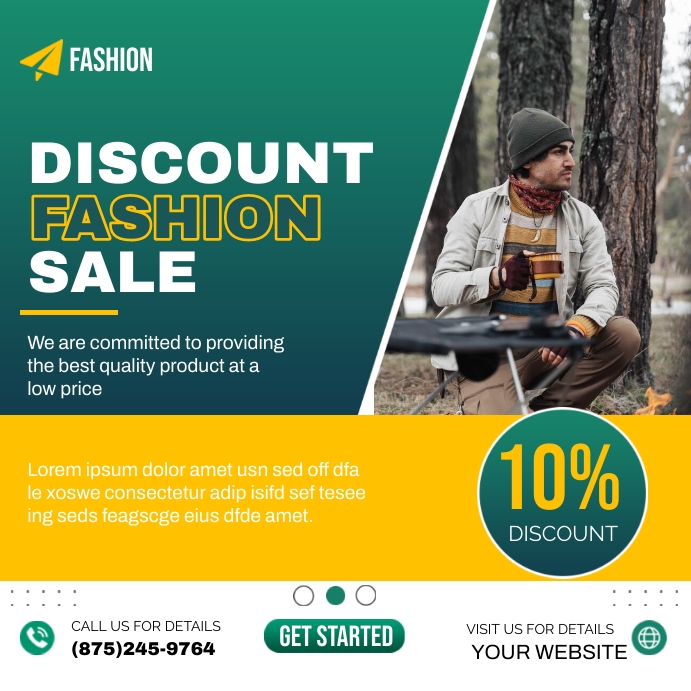 Discount Fashion Sale Template | PosterMyWall