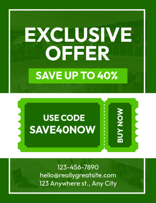 Yellow Discount Offer Flyers Template | PosterMyWall
