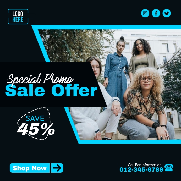 Discount Promo Post Template | PosterMyWall