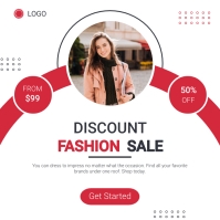 Discount sale promo for Instagram template