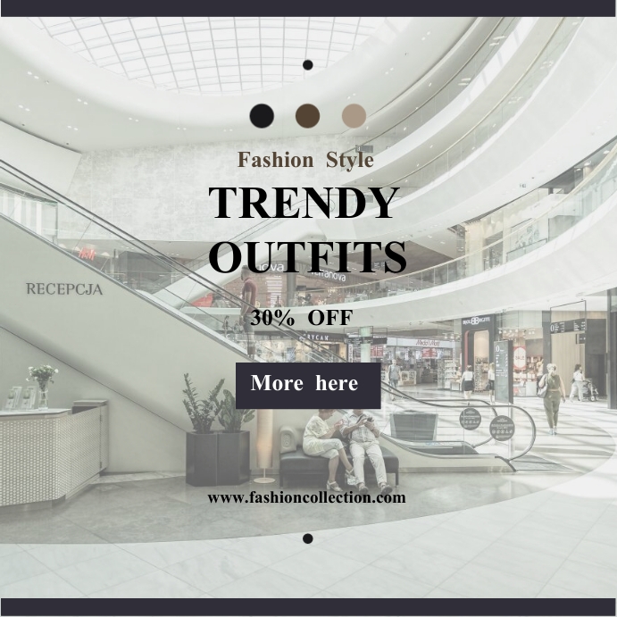 Discount Trendy Outfit Template | PosterMyWall