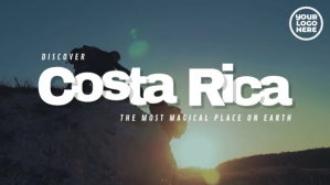 Discover Costa Rica Display Travel Video 数字显示屏 (16:9) template