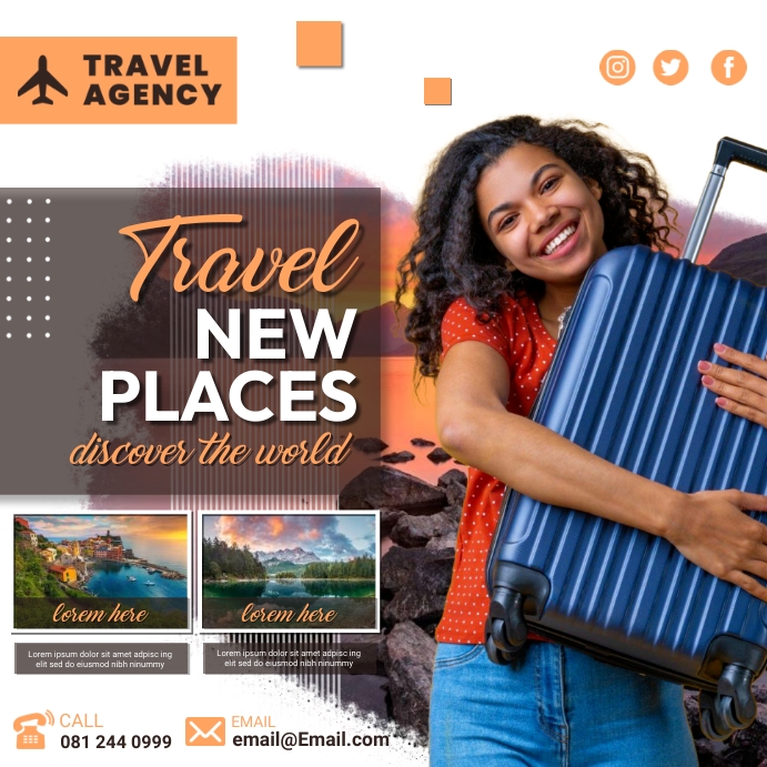 Copy of Discover New Places | PosterMyWall