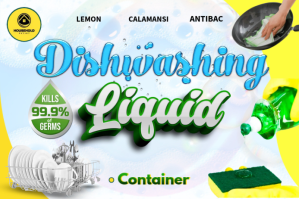 Dishwashing Liquid Etichetta template