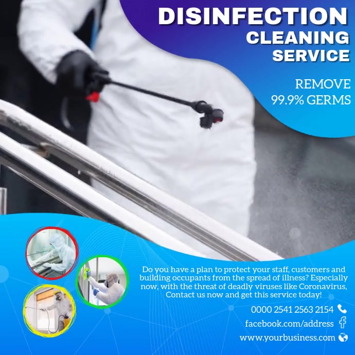 disinfection สี่เหลี่ยมจัตุรัส (1:1) template