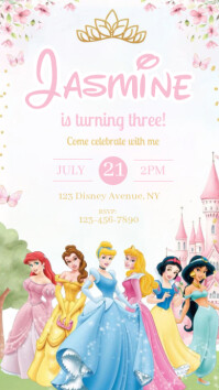 disney birthday Instagram Story template