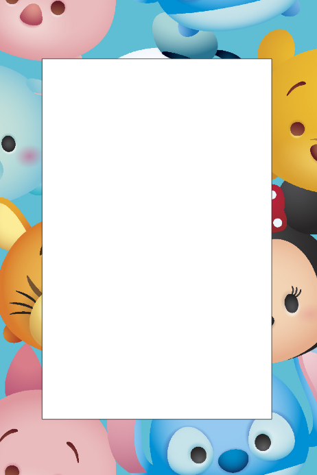 Disney Frame Paper Disney Template Frame