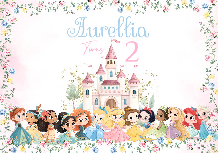 Disney Princess Template | PosterMyWall
