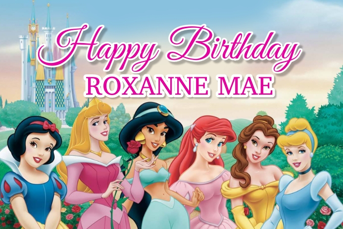Disney Princess Template | PosterMyWall