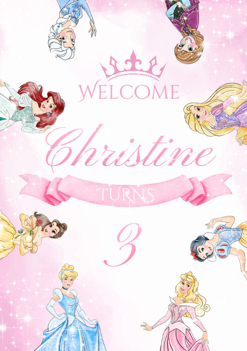 Disney Princess Template | PosterMyWall