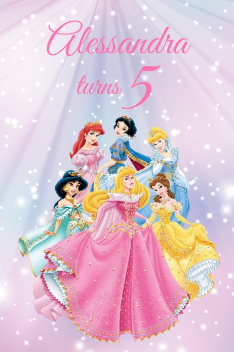 Disney Princess Poster Template | PosterMyWall