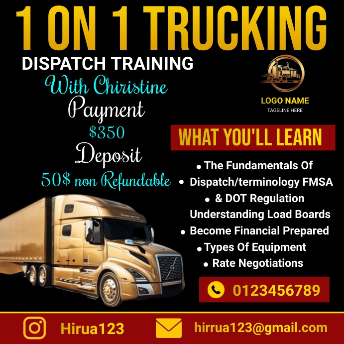 dispatch training Template | PosterMyWall