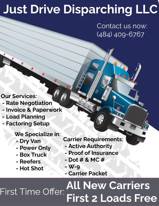 Dispatching Flyer Template | PosterMyWall