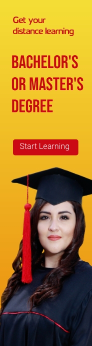 Distance learning Degree banner Template | PosterMyWall