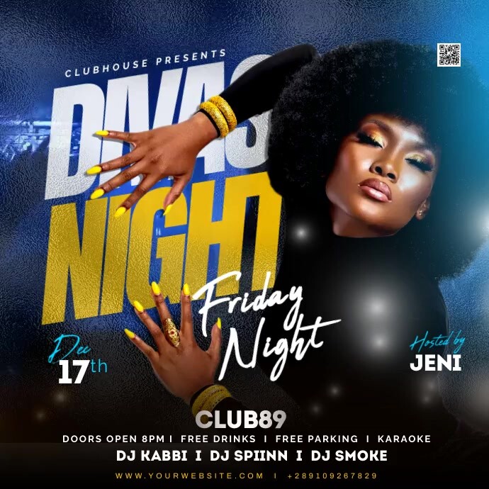 Devas Party Plantilla de Divas night party | PosterMyWall