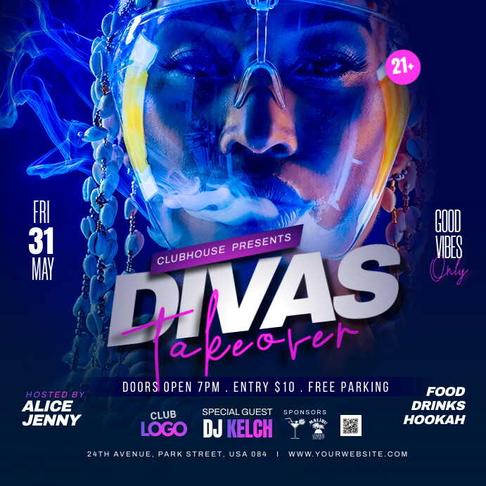 Devas Party Plantilla de Divas night party | PosterMyWall