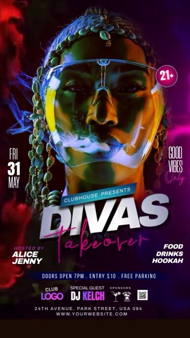Devas Party Plantilla de Divas night party | PosterMyWall