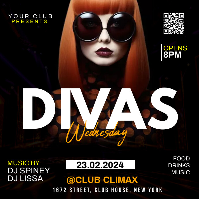 Devas Party divas night party designTemplate | PosterMyWall