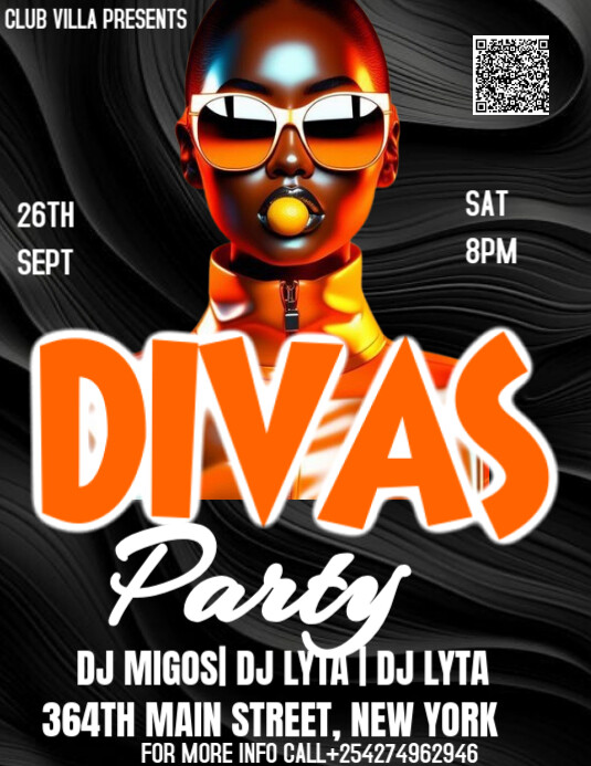 Devas Party Plantilla de DIVAS PARTY FLYER | PosterMyWall