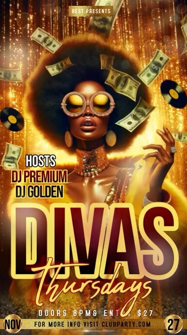 Devas Party divas party night design template | PosterMyWall
