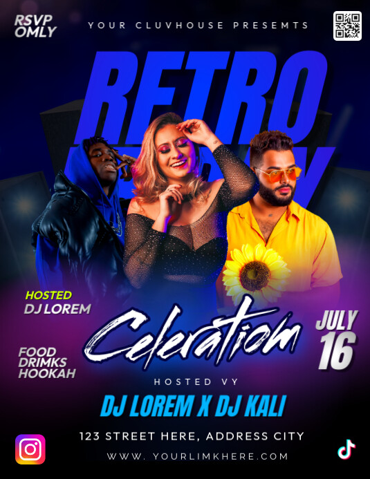 DIVAS RETRO Pamflet (VSA Brief) template