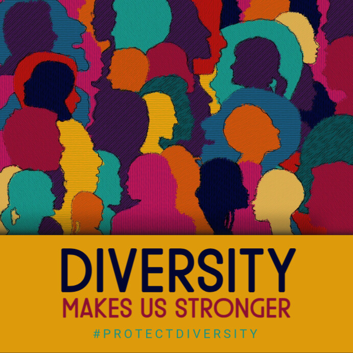 Diversity, Diversity matters,Hispanic heritage Wpis na Instagrama template